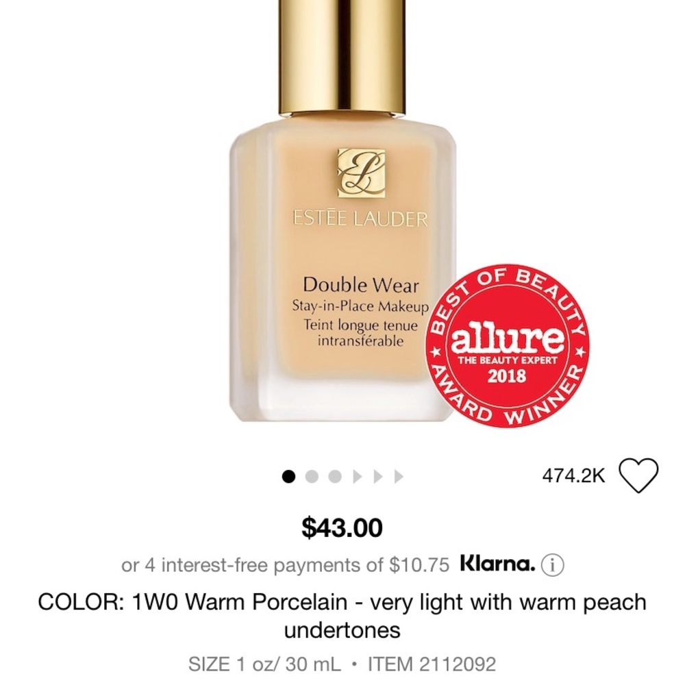 Estée Lauder Double Wear Foundation